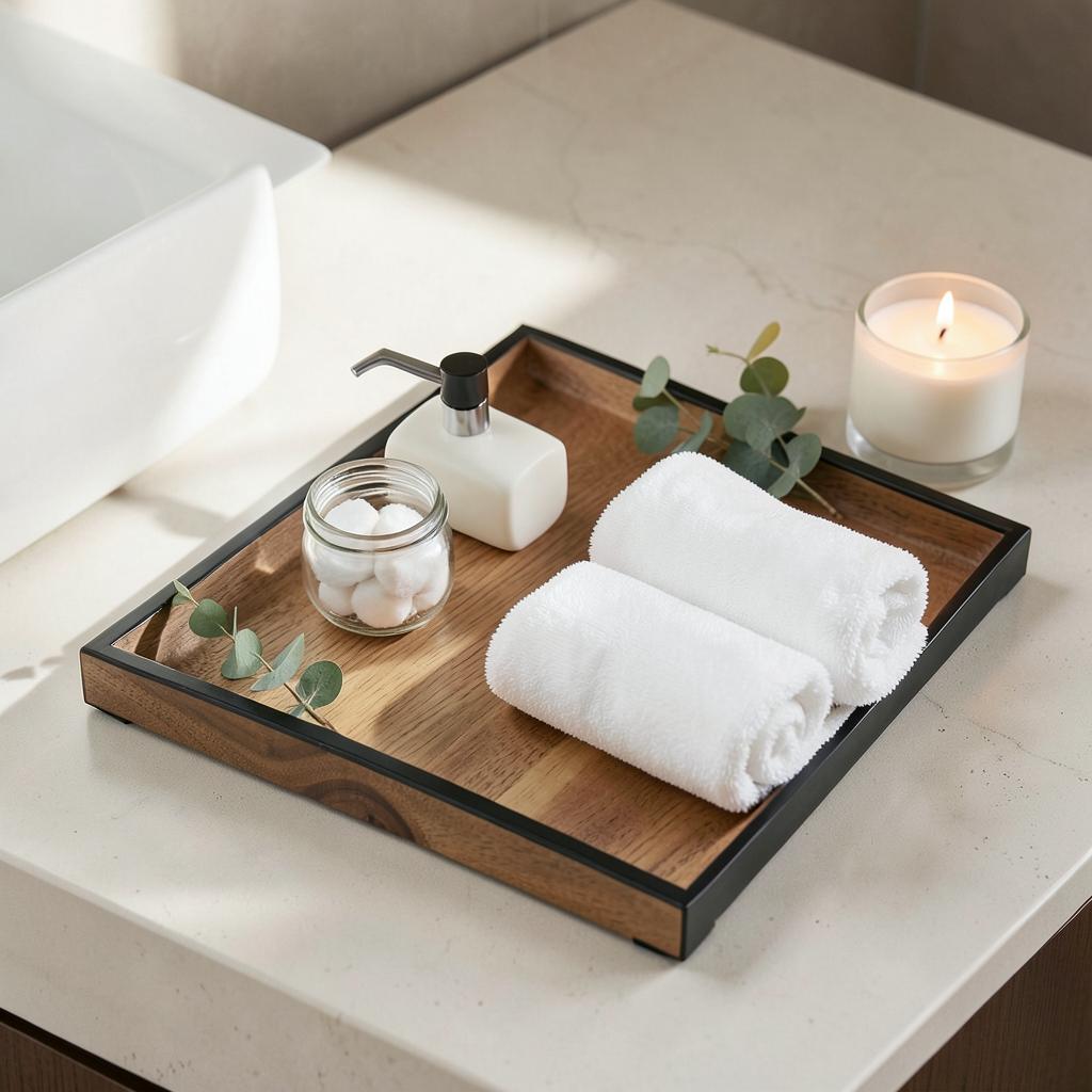 Bandejas de baño: 20 ideas para organizar, decorar y ganar espacio