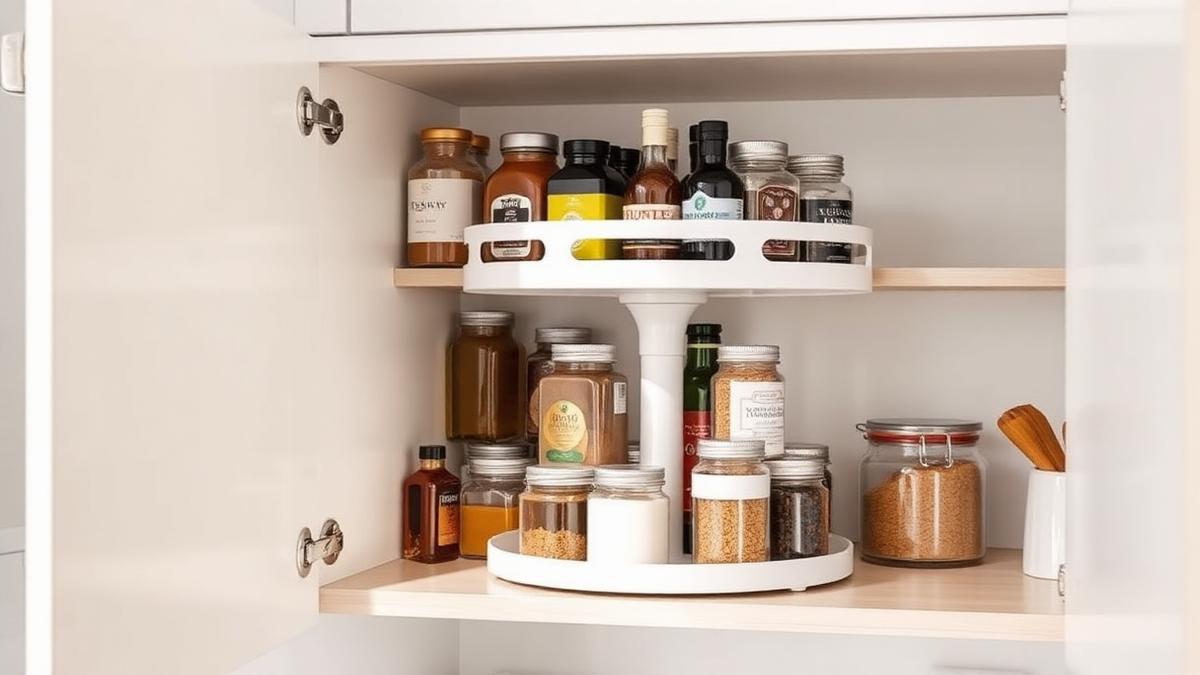 Bandejas giratorias para muebles de cocina: cuáles comprar y cómo aprovecharlas (Amazon 2026)