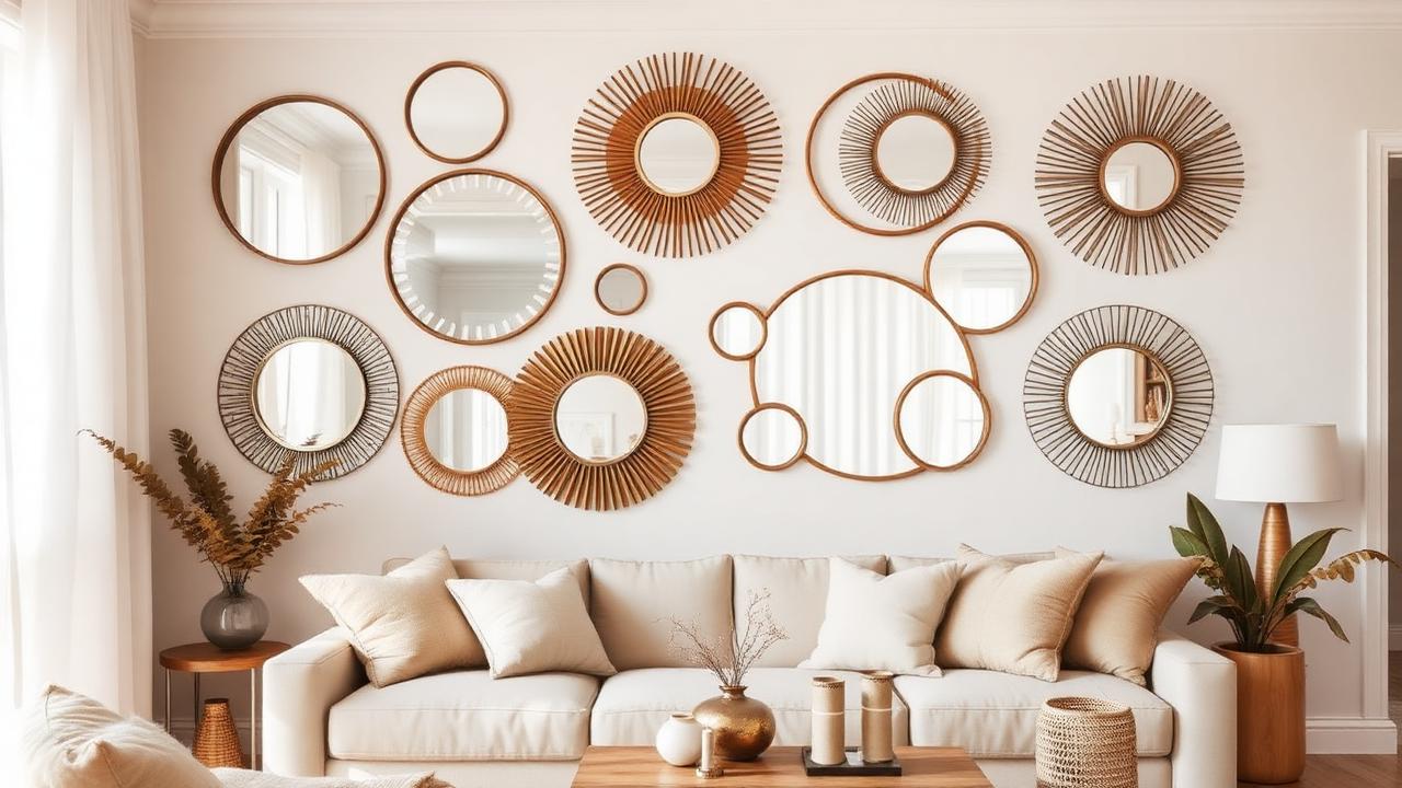 Espejos para decorar el salón: 8 ideas de Amazon que multiplican la luz y el espacio