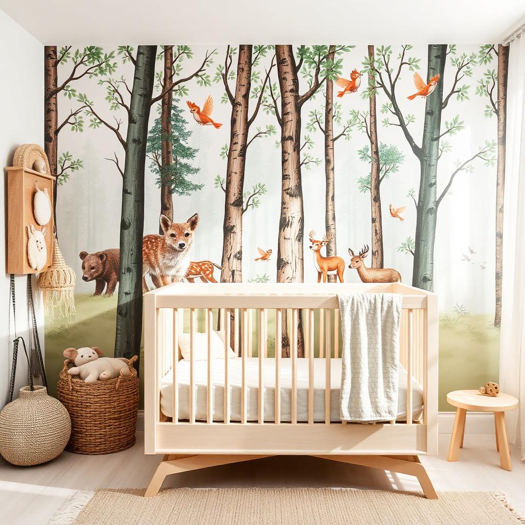 Murales de animales para habitaciones infantiles: bosque, safari y granja (Amazon 2026)