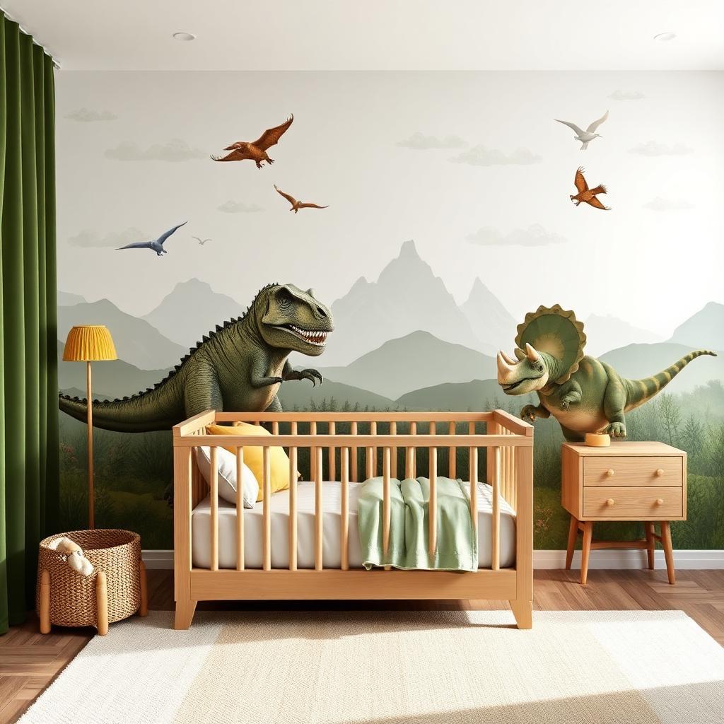 Murales de dinosaurios para habitaciones infantiles: T-Rex, jurásico y educativos (Amazon 2026)