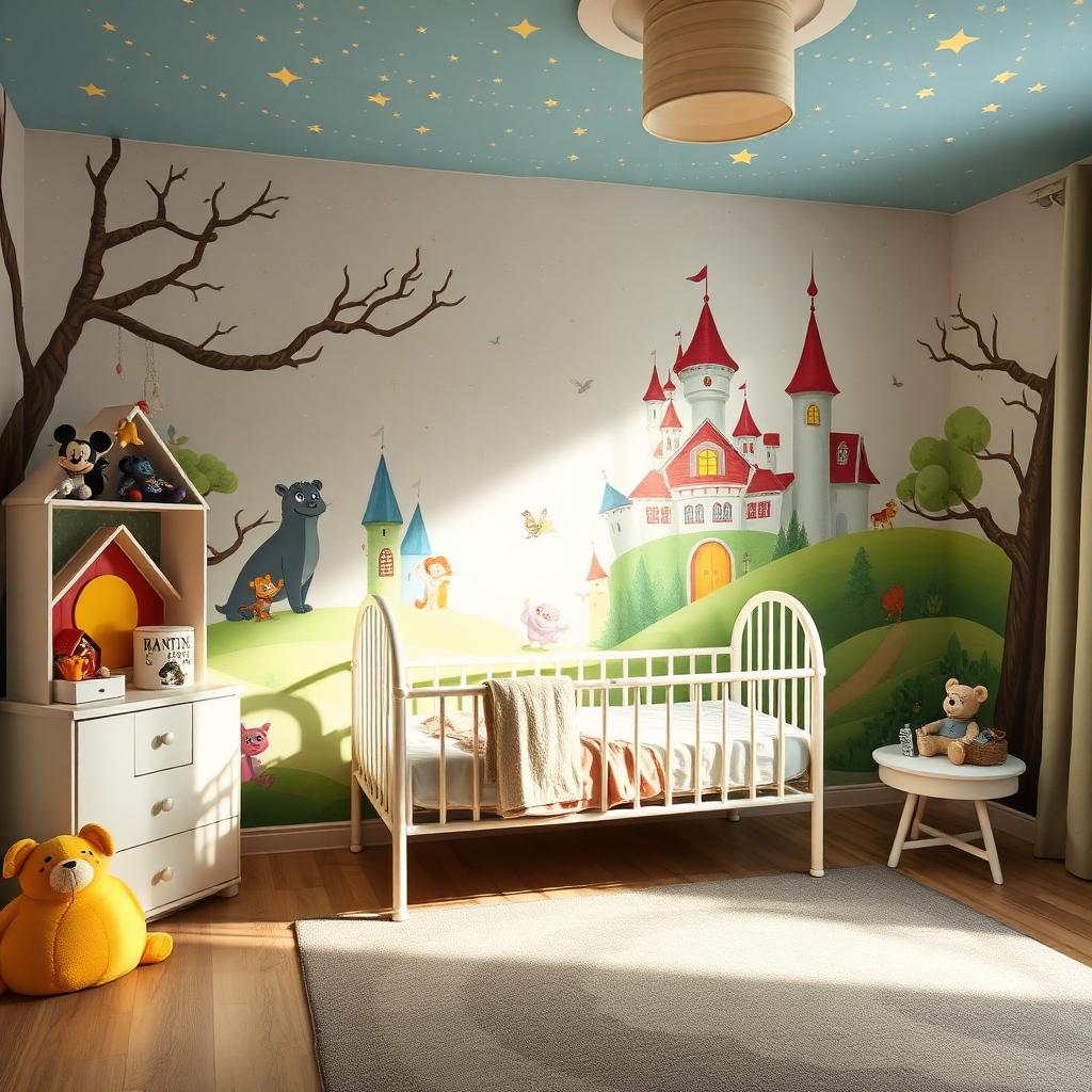 Murales inspirados en Disney para habitaciones infantiles: princesas, Mickey y clásicos (Amazon 2026)