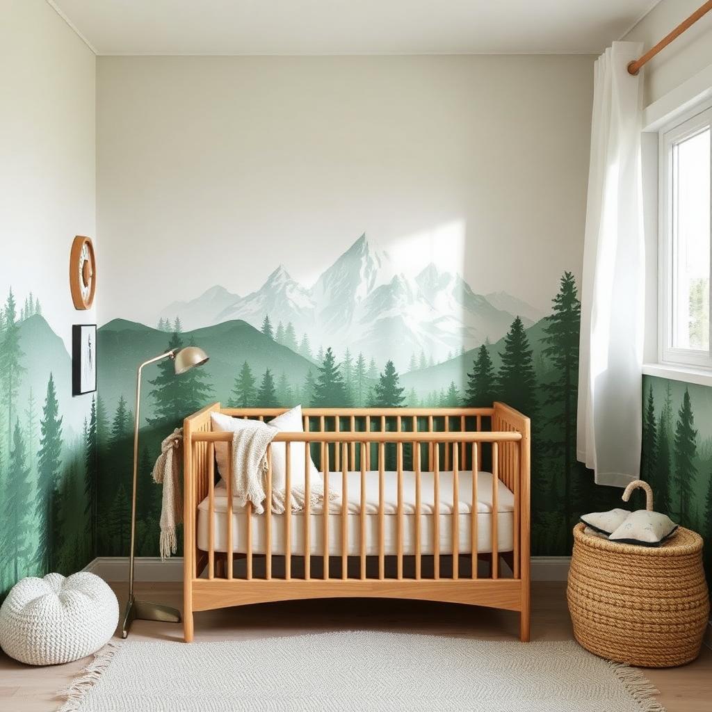 Murales de naturaleza para habitaciones infantiles: bosque, montañas y hojas tropicales (Amazon 2026)